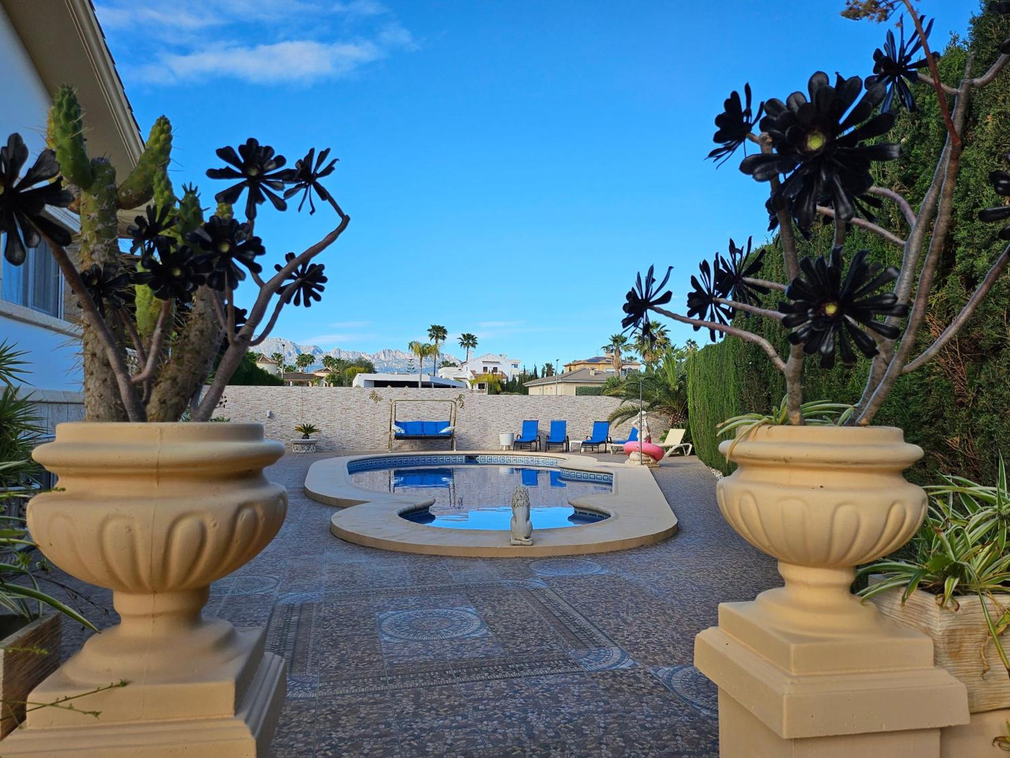 Villa Tres Palmeras En Alfaz Del Pi , Albir, Benidorm L'Alfàs del Pi Eksteriør billede